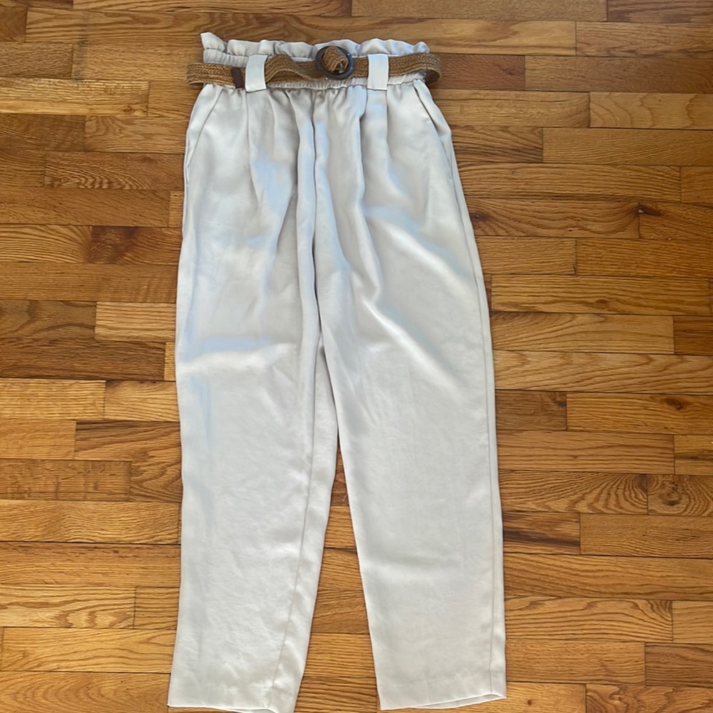 Zara high waisted trousers